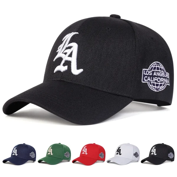 Gorras de béisbol con bordado de letras y personalidad Unisex, Gorra informal ajustable para exteriores, Gorra de Hip Hop, Gorras con protección solar para primavera y otoño