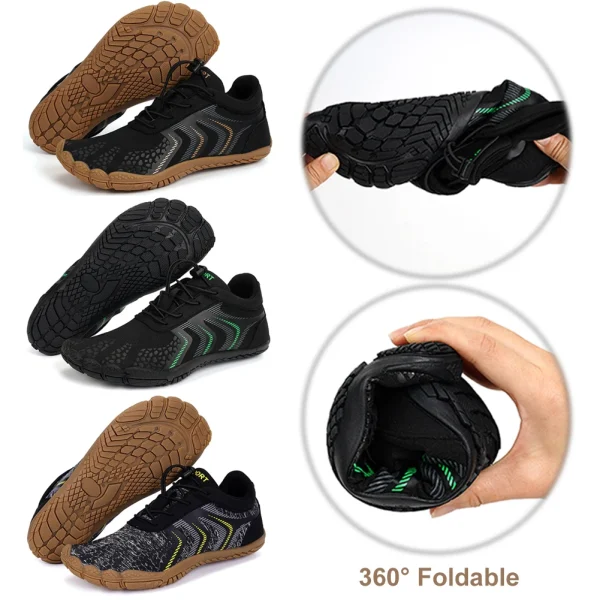 Zapatos de agua transpirables para hombres y mujeres, zapatos de playa descalzos, zapatos de surf antideslizantes