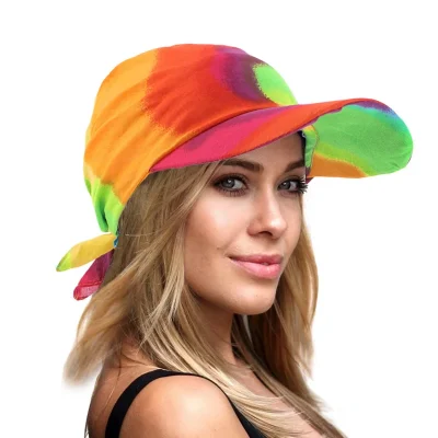 kf-Saad94f7071f6461f8a56ccd97eae544cF Nuevas mujeres de algodón Paisley cabeza bufanda visera sombrero con ala ancha sombrero para el sol verano playa protección UV sombreros para el sol gorra de béisbol ajustable