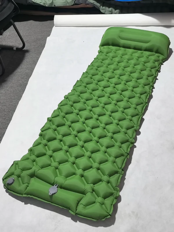 Colchón inflable ligero y compacto para acampar, perfecto para mochilero y aventureros, colchón de aire adecuado para la playa de verano