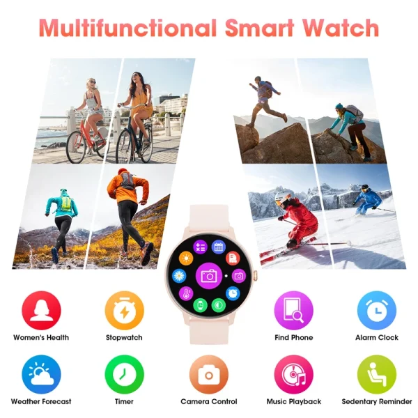 kf-A86b33a324c434ead99ee606c4f0c965fi Reloj inteligente para mujer Bluetooth llamada 1,39 pantalla táctil relojes inteligentes para hombres monitoreo de saludIP67 Fitness impermeable