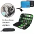 Kit de viaje al aire libre, bolsa porta cables de nailon impermeable, accesorios electrónicos, estuche de almacenamiento para unidad USB, bolsa organizadora para acampar y senderismo
