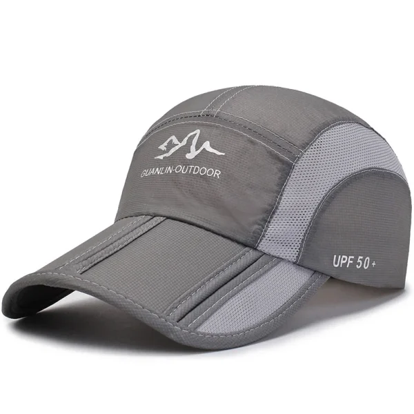 Gorra de béisbol de secado rápido para hombre y mujer, gorro de béisbol transpirable ultrafino, con cierre trasero, plegable, para deportes al aire libre, senderismo y montañismo, A138