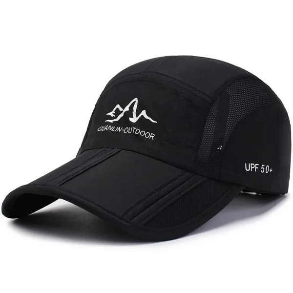 Gorra de béisbol de secado rápido para hombre y mujer, gorro de béisbol transpirable ultrafino, con cierre trasero, plegable, para deportes al aire libre, senderismo y montañismo, A138