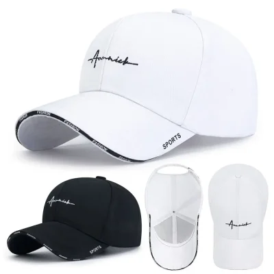 kf-S04f8e039e4fb4553b5e623da5e661e73C Gorra de béisbol transpirable Unisex para hombre y mujer, gorra vacía superior para correr, sombrero para el sol, gorra de béisbol para espacio al aire libre, sombrero protector solar de verano