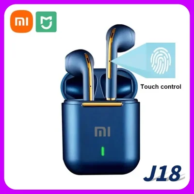 kf-S12846e422d9f4810b6626b31b6ac79bbL Xiaomi J18 auriculares inalámbricos Bluetooth HiFI micrófono estéreo intrauditivo táctil impermeable TWS auriculares para juegos con cancelación de ruido