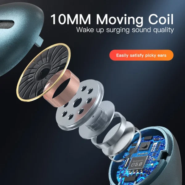 kf-S1a265a80ff1343d8b0f847e7694b30f27 Xiaomi J18 auriculares inalámbricos Bluetooth HiFI micrófono estéreo intrauditivo táctil impermeable TWS auriculares para juegos con cancelación de ruido