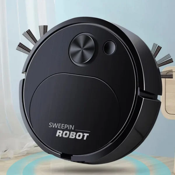 kf-S1f3b57151ef743c39e63e543fb2199e4S Robot aspirador 3 en 1 con USB para el hogar y la Oficina, aspiradora inteligente inalámbrica de 1500Pa, para barrer y barrer el suelo, novedad