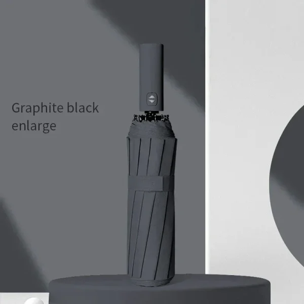 Xiaomi nuevo paraguas plegable de doble hueso totalmente automático de 24 huesos para fuerte resistencia al viento resistencia a la lluvia protección solar y UV