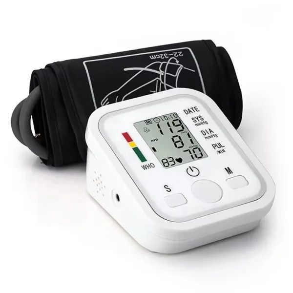 kf-S26e45ca53fc046d6b61d5afd28710fe23 Tonómetro portátil Digital, tensiómetro, Monitor de frecuencia cardíaca, presión arterial del brazo, equipo de BP, automático, médico profesional