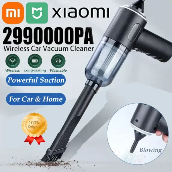 kf-S29a17c659ed84a77b3084ea614f4d42dW Aspiradora PA 120W inalámbrica súper alta potencia succión soplado 2 en 1 aspiradora portátil de doble uso en seco y húmedo