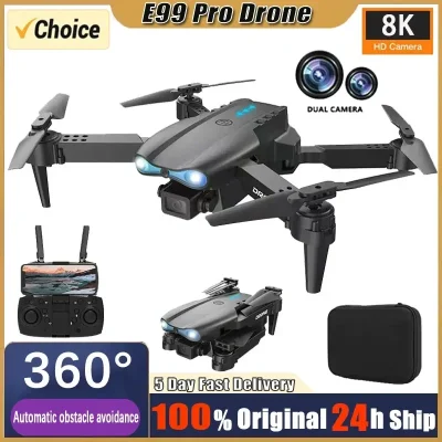 Nuevo Drones E99 PRO GPS Profesional 8K con cámara HD FPV 5G Wifi Motor sin escobillas plegable RC Quadcopter evitación de obstáculos Dron