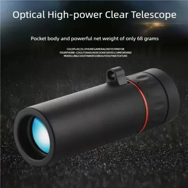 kf-S3c1d9e90f88b4bd9a801fce6ea46b94bZ Telescopio Xiaomi Youpin 2000X25 HD telescopio Monocular telescopio de visión nocturna de alta potencia Mini alcance portátil de viaje