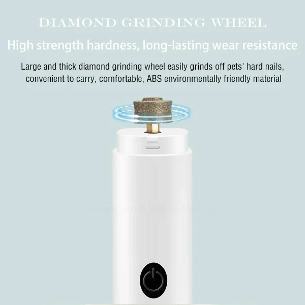 kf-S425b385112314fc0bfc67459466dbff0L Cortauñas eléctrico para perros, molinillos de uñas para perros, recargable por USB, luz LED, patas de gato silenciosas para mascotas, suministros para el cuidado de uñas