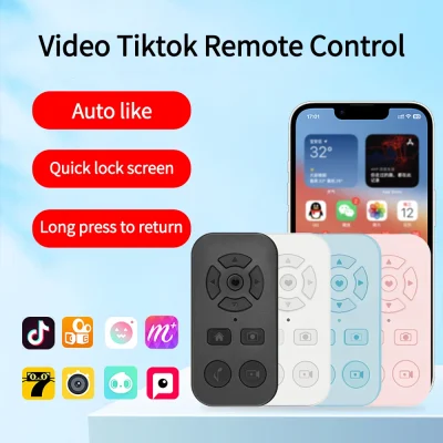 Nuevo Control remoto de teléfono móvil de nueve teclas, controlador Bluetooth, foto como botón, vídeo, Ebook, página