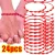 kf-S631f85132dc84b5fbb4d29b3f2261c70x Pulseras de hilo rojo para la suerte, 7 nudos, ajustables, hechos a mano, brazaletes de cuerda DIY para pareja, amuleto, accesorios de joyería