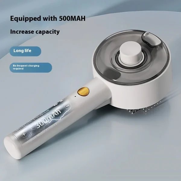 kf-S64f5b16f1d1c45b18ea8969cbdd81c8fF Peine para mascotas, peine de masaje en aerosol, peine para gatos, peine para perros, peine para quitar el pelo flotante, peine para depilación con un clic, peine para pulgas, limpieza para mascotas