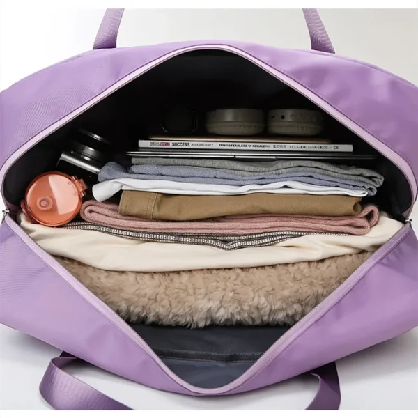 Bolsa de almacenamiento móvil portátil de tela oxford engrosada, bolsa de equipaje plegable, bolsa de viaje multifuncional, bolsa de hombro