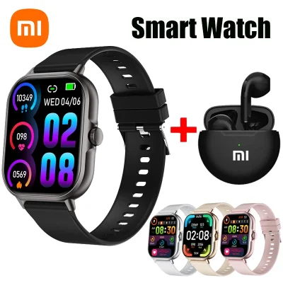 kf-S6aec558bd5ba4dfa9a47cae1e21a535b3 Xiaomi reloj inteligente 2025 Android regalo Bluetooth llamada Smartwatch 2024 pantalla táctil música Fitness Tracker relojes deportivos + auricular