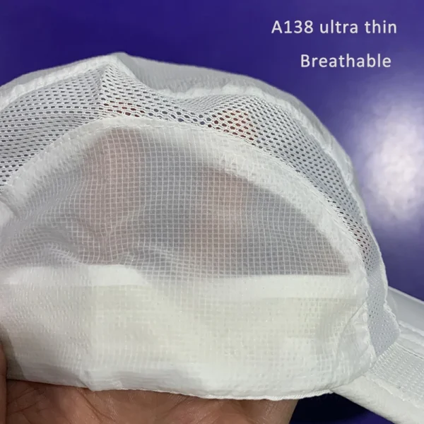 Gorra de béisbol de secado rápido para hombre y mujer, gorro de béisbol transpirable ultrafino, con cierre trasero, plegable, para deportes al aire libre, senderismo y montañismo, A138