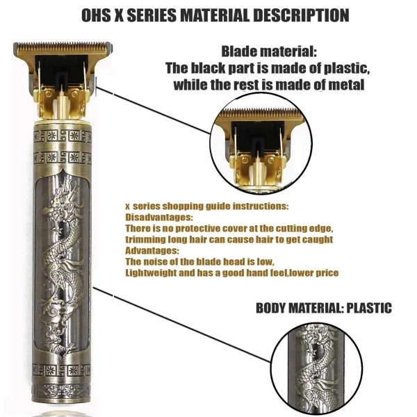 Afeitadora de pelo eléctrica inalámbrica T9, recortadora de pelo, electrodomésticos, maquinillas de afeitar para peluquero de viaje, máquina de afeitar para hombres, recortadora para hombre