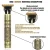 Afeitadora de pelo eléctrica inalámbrica T9, recortadora de pelo, electrodomésticos, maquinillas de afeitar para peluquero de viaje, máquina de afeitar para hombres, recortadora para hombre
