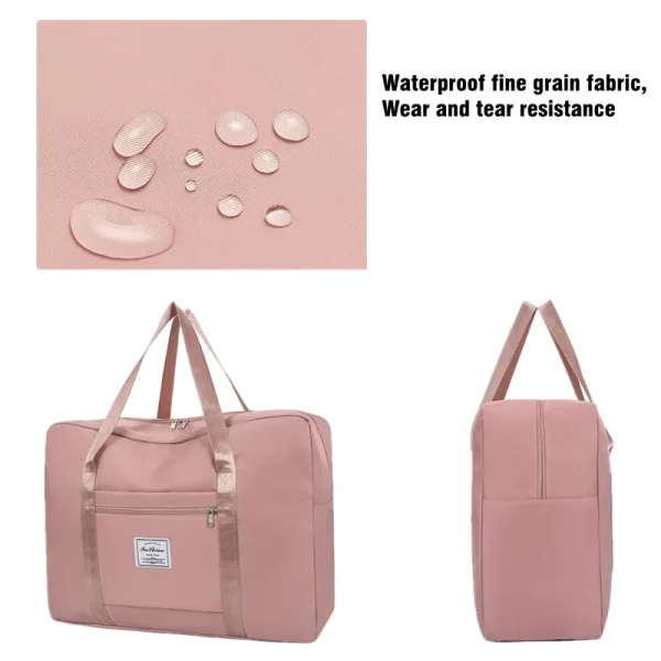 Bolsa de almacenamiento móvil portátil de tela oxford engrosada, bolsa de equipaje plegable, bolsa de viaje multifuncional, bolsa de hombro