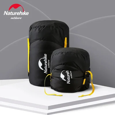 Bolsa de compresión Naturehike para saco de dormir de 3-4kg, saco de almacenamiento de accesorios portátiles de viaje multifuncional a prueba de salpicaduras para acampar