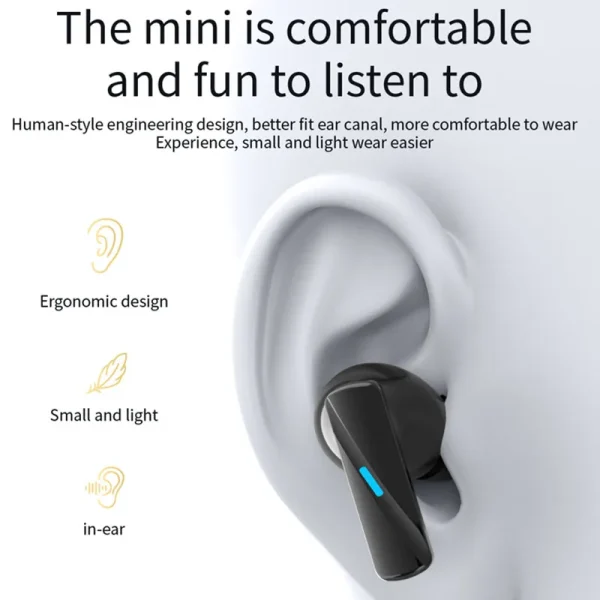 Auriculares y auriculares Bluetooth inalámbricos Sony, tapones para los oídos intrauditivos, impermeables, Fitness, movimiento, música, Hedset, funda con tapa
