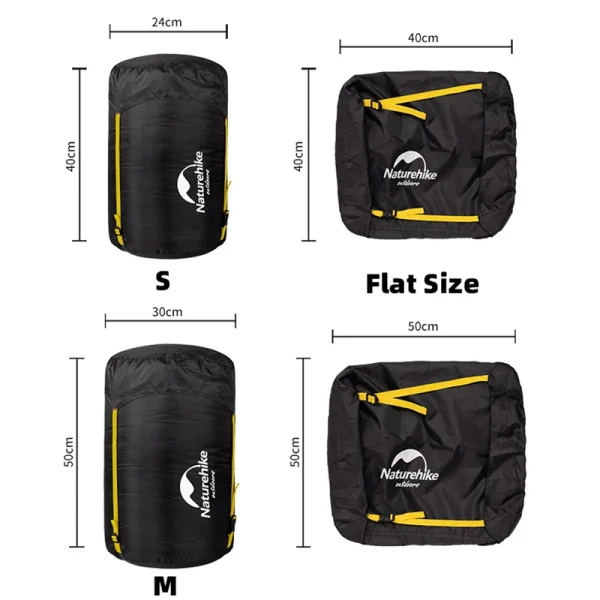 kf-Sbf189d7aa6824ef0a8f773a9f73faeb3P Bolsa de compresión Naturehike para saco de dormir de 3-4kg, saco de almacenamiento de accesorios portátiles de viaje multifuncional a prueba de salpicaduras para acampar