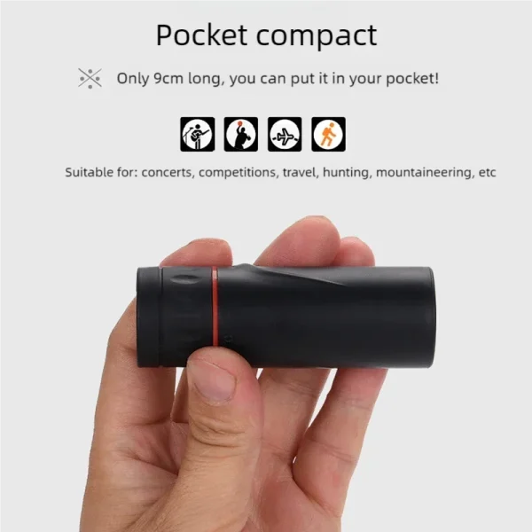 kf-Sf0643f07026c40f19418d579278f2648Q Telescopio Xiaomi Youpin 2000X25 HD telescopio Monocular telescopio de visión nocturna de alta potencia Mini alcance portátil de viaje