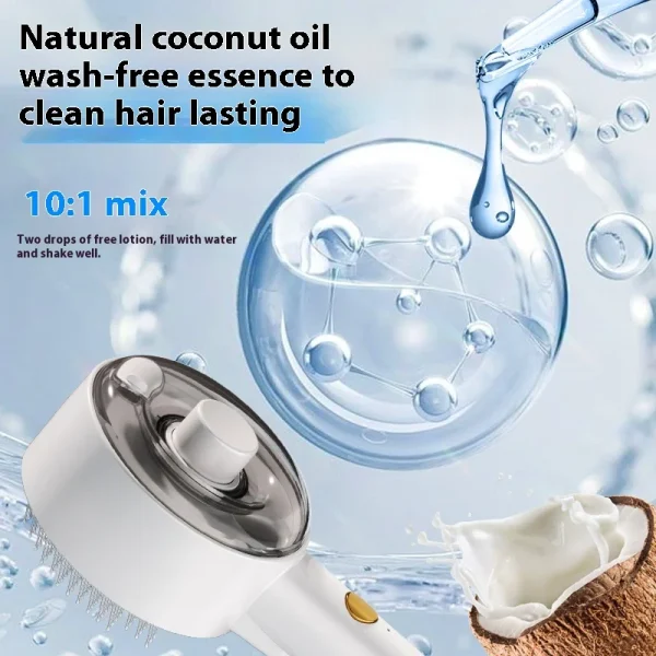 kf-Sf794d38ab09c448392efd70613c646c8F Peine para mascotas, peine de masaje en aerosol, peine para gatos, peine para perros, peine para quitar el pelo flotante, peine para depilación con un clic, peine para pulgas, limpieza para mascotas