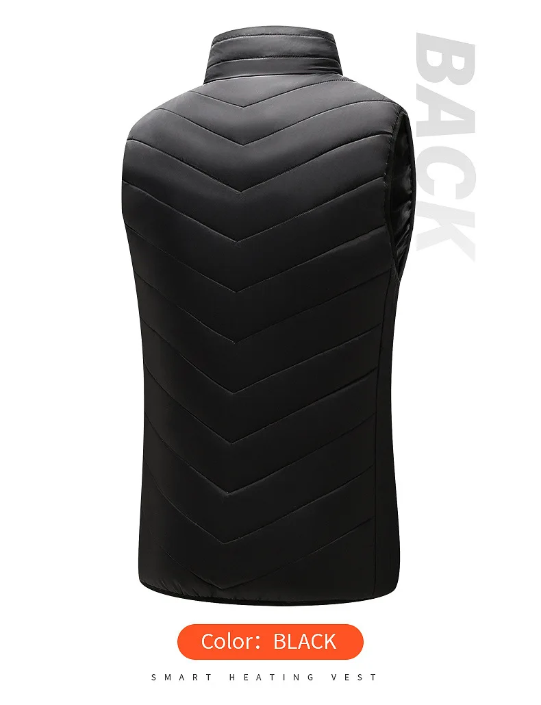 Chaleco calefactable de 21 zonas, chaquetas eléctricas con calefacción, ropa deportiva para hombres y mujeres, abrigo calefactable, abrigo térmico de grafeno, chaqueta calefactora USB para acampar