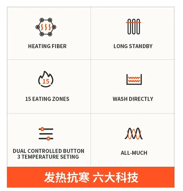 Chaleco calefactable de 21 zonas, chaquetas eléctricas con calefacción, ropa deportiva para hombres y mujeres, abrigo calefactable, abrigo térmico de grafeno, chaqueta calefactora USB para acampar