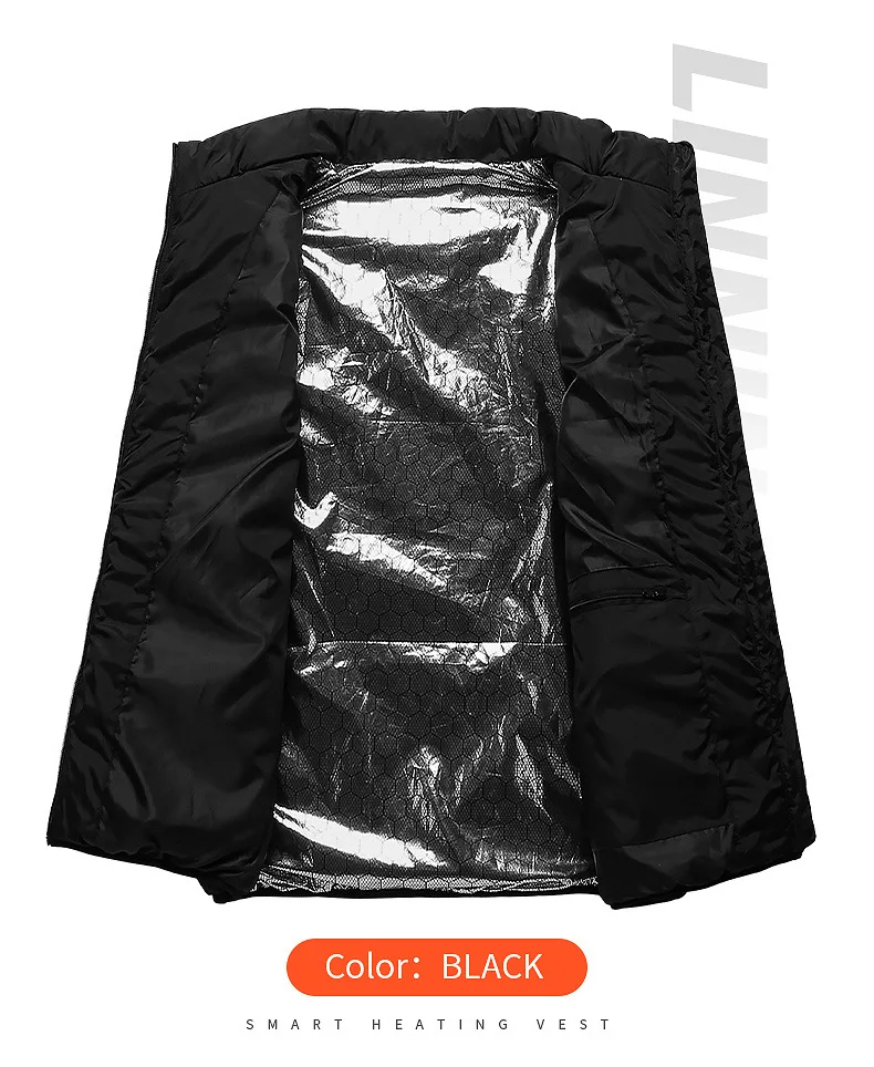 Chaleco calefactable de 21 zonas, chaquetas eléctricas con calefacción, ropa deportiva para hombres y mujeres, abrigo calefactable, abrigo térmico de grafeno, chaqueta calefactora USB para acampar