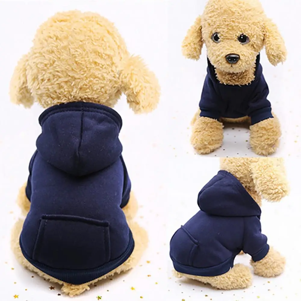 Sudaderas con capucha para perros de invierno, chaqueta para perros pequeños y medianos, abrigo para mascotas, ropa para cachorros, disfraz de Bulldog Chihuahuas, cachorro, mascota, otoño