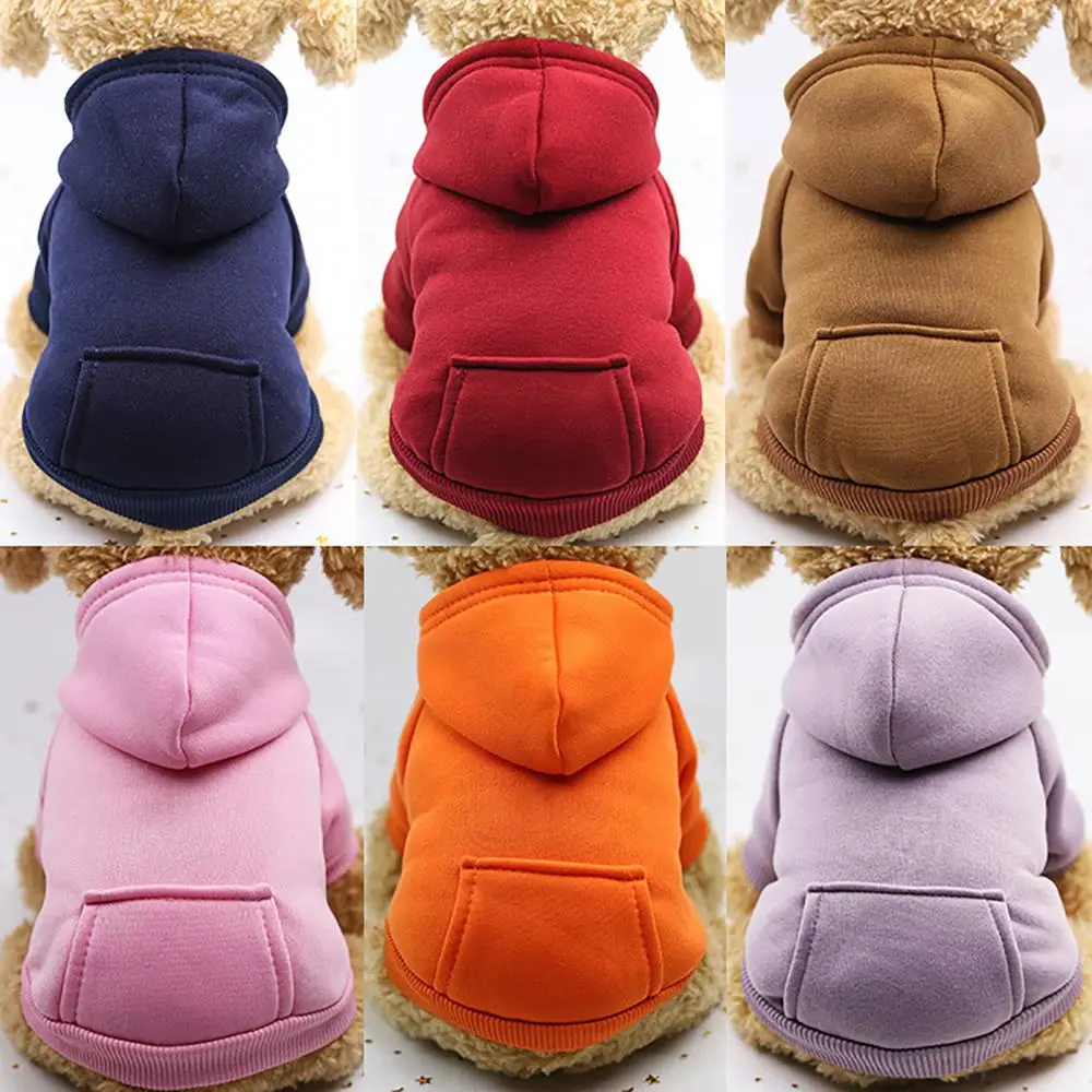 Sudaderas con capucha para perros de invierno, chaqueta para perros pequeños y medianos, abrigo para mascotas, ropa para cachorros, disfraz de Bulldog Chihuahuas, cachorro, mascota, otoño