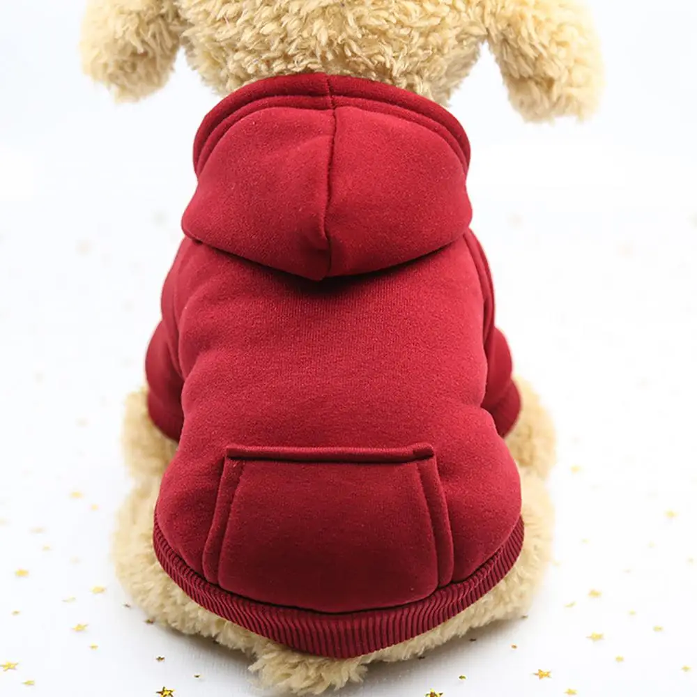 Sudaderas con capucha para perros de invierno, chaqueta para perros pequeños y medianos, abrigo para mascotas, ropa para cachorros, disfraz de Bulldog Chihuahuas, cachorro, mascota, otoño