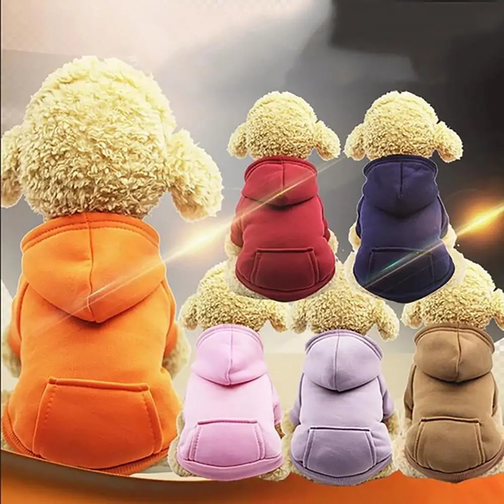 Sudaderas con capucha para perros de invierno, chaqueta para perros pequeños y medianos, abrigo para mascotas, ropa para cachorros, disfraz de Bulldog Chihuahuas, cachorro, mascota, otoño