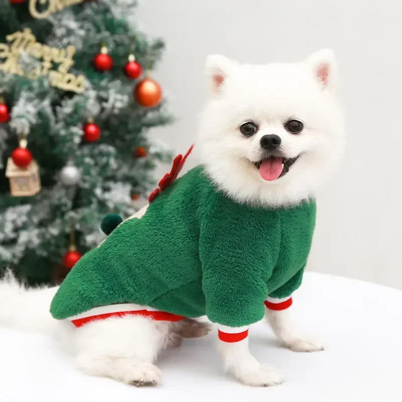 Ropa navideña para perros, ropa cálida de invierno para mascotas para perros pequeños y medianos, alce, Papá Noel, abrigo para perros y gatos, sudaderas con capucha, disfraz navideño para perros Ropa navideña para perros, ropa cálida de invierno para mascotas para perros pequeños y medianos, alce, Papá Noel, abrigo para perros y gatos, sudaderas con capucha, disfraz navideño para perros