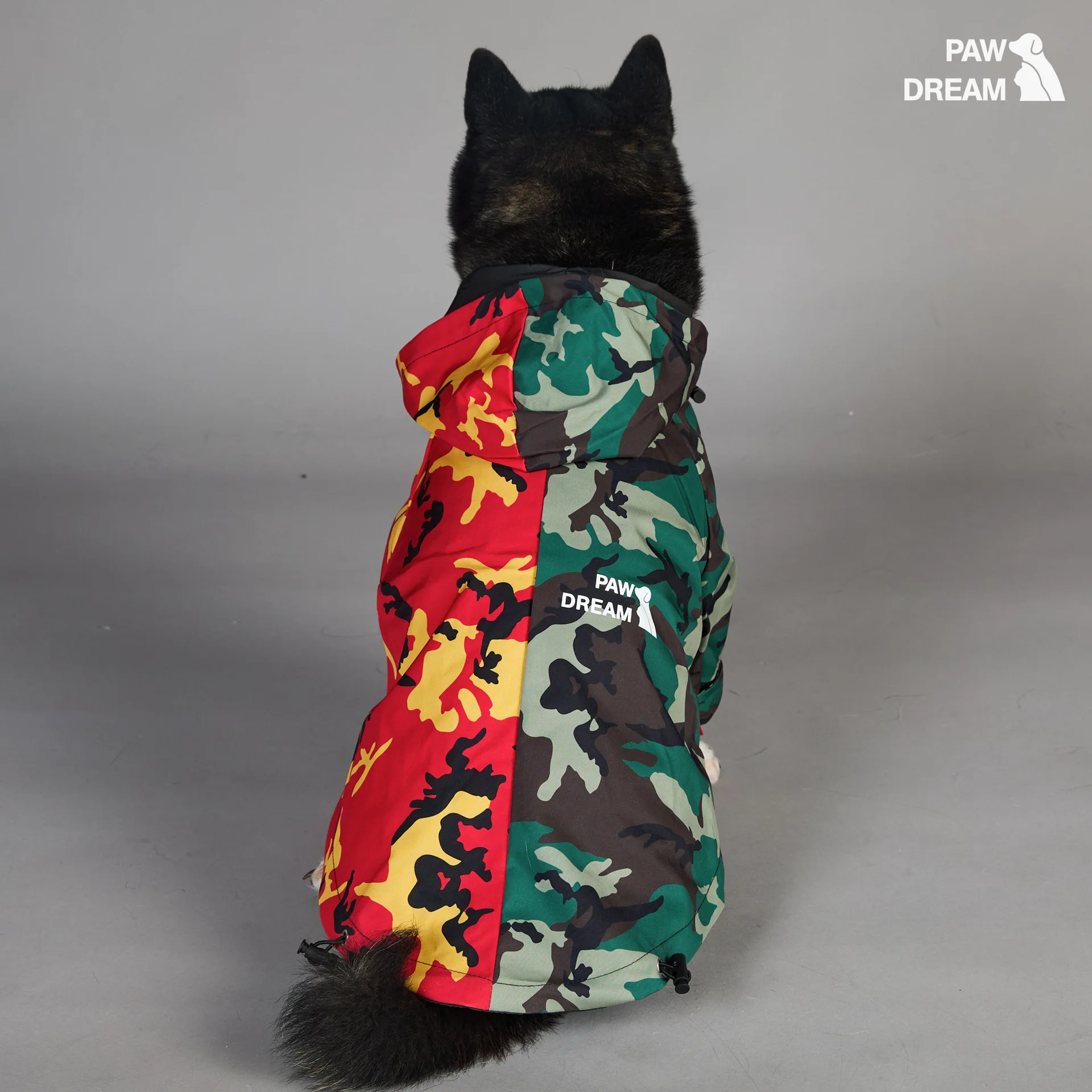 Camuflaje Pawdream mascota Otoño Invierno impermeable rompevientos exterior puerta grande perro chaqueta con capucha cachorro impermeable Camuflaje Pawdream mascota Otoño Invierno impermeable rompevientos exterior puerta grande perro chaqueta con capucha cachorro impermeable