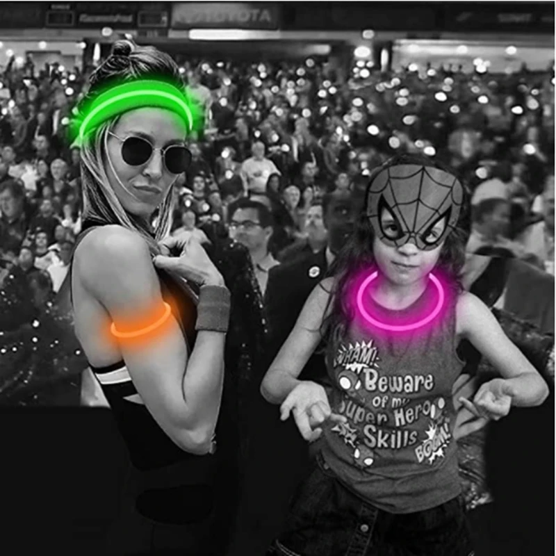 Collar luminoso recargable por USB para perros pequeños y grandes, Collar de seguridad para mascotas con luz nocturna y Led brillante ajustable