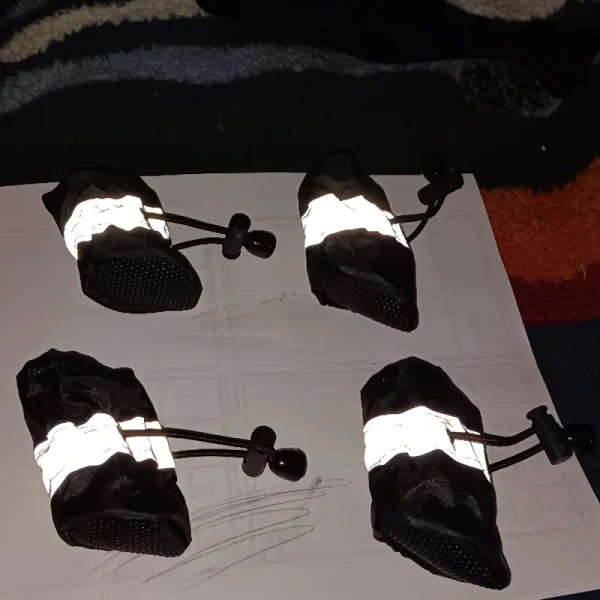 Zapatos para perros resistentes al agua, 4 Uds., para perros pequeños, protegen las patas de tus mascotas y mantienen el seco, Botas de lluvia para perros al aire libre