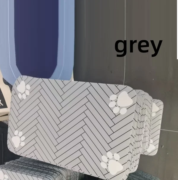 S (pequeño gatito), M, L estera absorbente para alimentación de mascotas, mantel individual impermeable para comida para perros y gatos y cuencos de agua, respaldo de goma de secado rápido