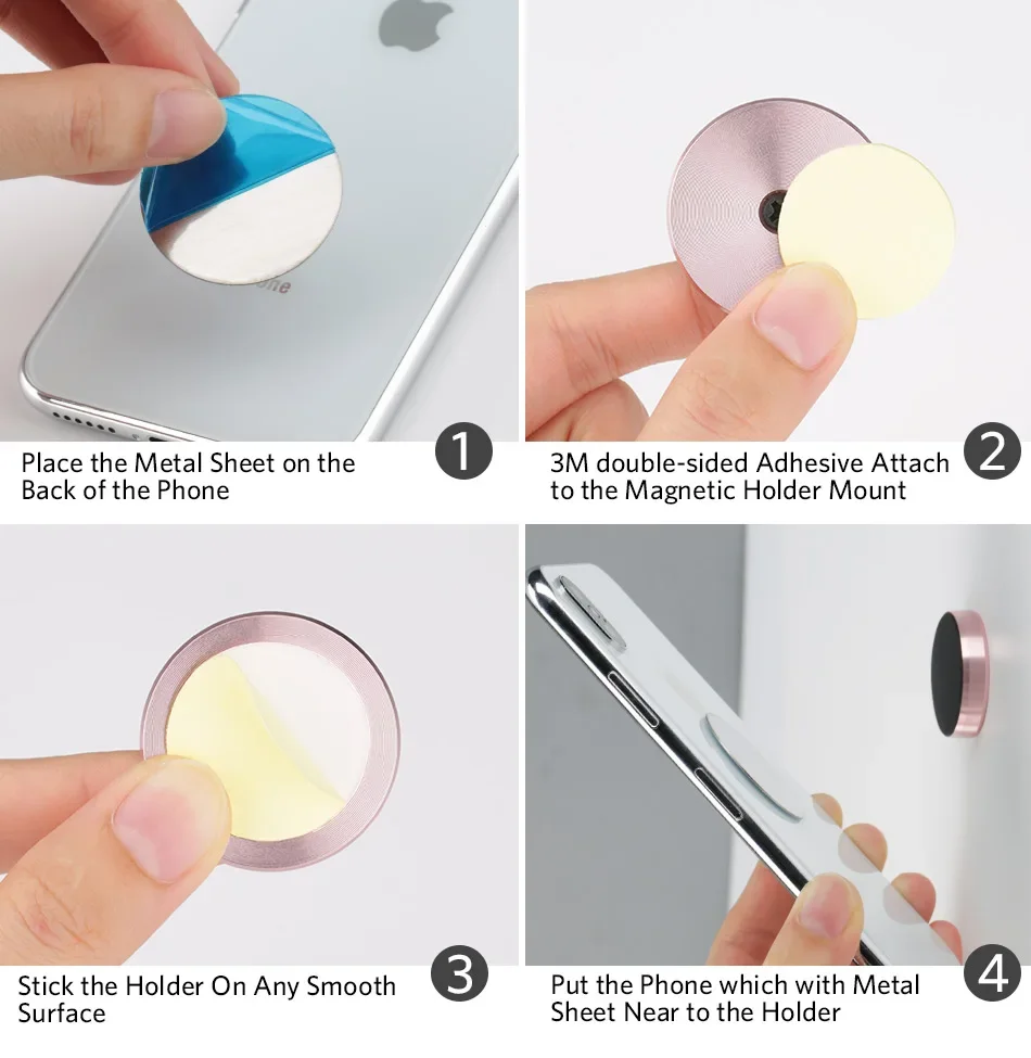 Soporte magnético Universal para teléfono de coche, pegatina magnética para salpicadero de iPhone, Xiaomi, Huawei, Samsung Soporte magnético Universal para teléfono de coche, pegatina magnética para salpicadero de iPhone, Xiaomi, Huawei, Samsung