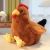 Un gran peluche de gallo, una muñeca de gallo esponjosa, una linda muñeca de gallo suave y encantadora, un regalo de fiesta de cumpleaños, una decoración del hogar